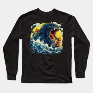 Giant Sea Monster Long Sleeve T-Shirt